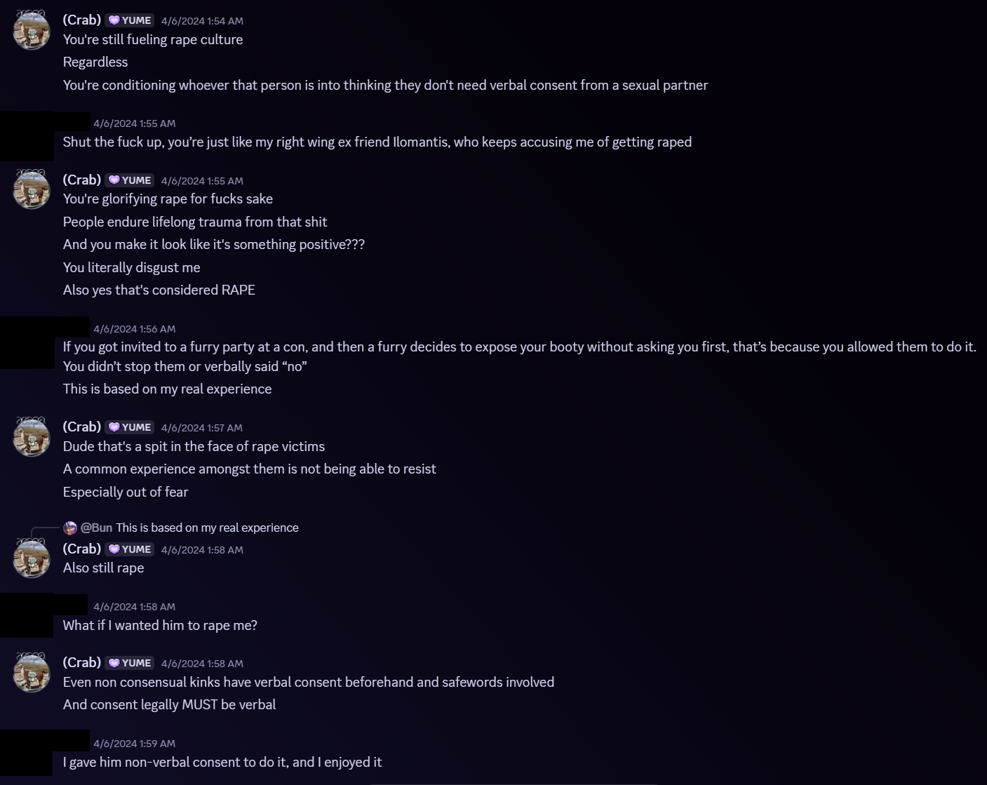 Bun the rape denier 2